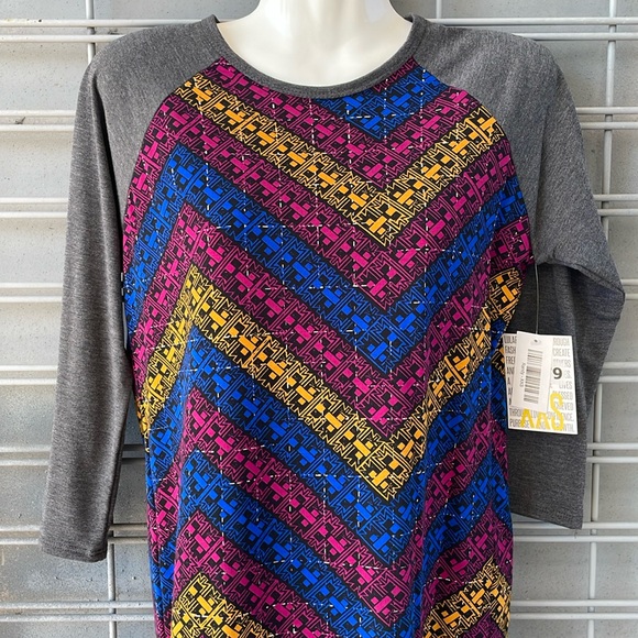 LLR - Abstract Printed Randy Top-#0279 - Picture 3 of 12